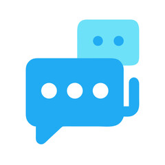 Communication concept with chat bubbles on black background graphic