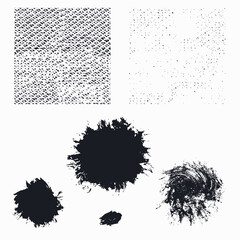 Grunge pack. Seamless texture