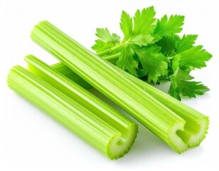 Fresh Celery Stalks - A Crisp and Healthy Vegetable.