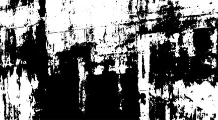 Grunge Black and White Wall Texture Background