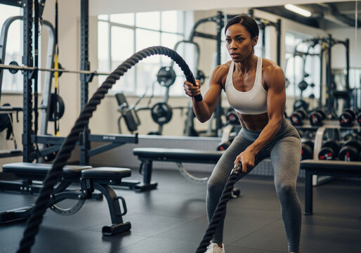 Strong bodybuilder showing vascular arms