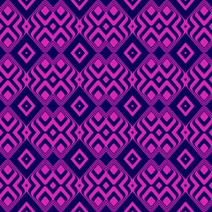 Seamless abstract pattern with geometric shapes best for fabric product.