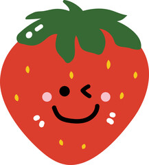 Cute strawberry