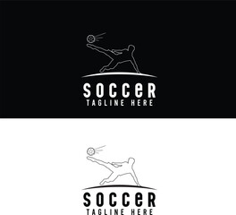 soccer badge, soccer logo, football player, football vector, university, champion, american, footballer, smashing ball, soccer ball, full length, people, soccer ball isolated, banner, tournament, badg