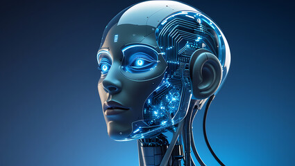 Artificial Intelligence (AI) in Technology Depiction Highlighting Intelligent Automation, Machine Learning Integration, Predictive Analytics, Cognitive Computing, and Scalable Digital Solutions