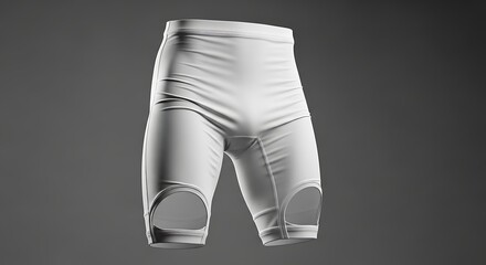 Stylish white activewear jacket mockup, elegantly presented in a minimalist studio setting to highlight its lightweight design and modern fashion appeal for sportswear branding