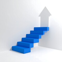 Blue Steps to Success.