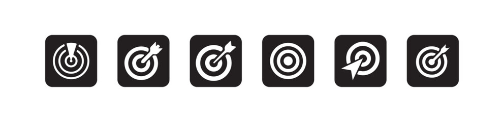 target icon, shooting target with bullet holes icon, vector illustration eps 10.