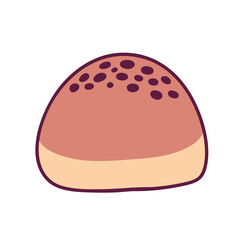 Bakery doodle clipart hand drawn vector isolated background