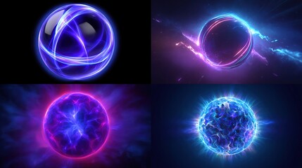 and keywords based on the images you provided

 Glowing Spheres Abstract, light-emitting objects with plasma & electric energies visuals