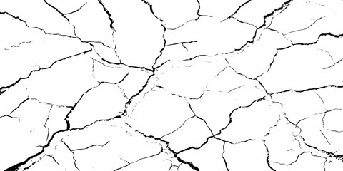 modern black and white scratch and cracks grunge texture dust and distressed wall pattern white background..
