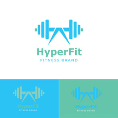 Minimal Dumbbell Logo Collection – Line Art Dumbbell Icons and Circular Fitness Emblems for Gym Branding, App Icons, Social Avatars and Website Headers; Professional Vector Set AI EPS SVG 