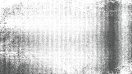 Textured gray dots and lines on white background abstract black