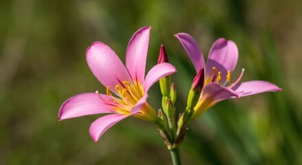 Close-up of delicate pink flowers