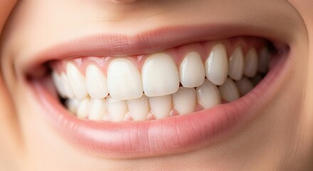 Obraz premium Hollywood smile, woman smiling, white beautiful teeth, dental advertising, medicine, health, copy space, for banner. High quality