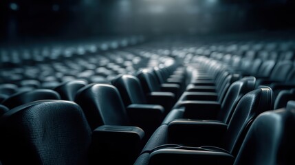 Fototapeta premium Empty theater seats