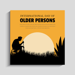 International Day of Older Persons Social Media Post