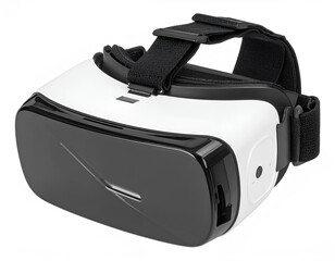 Virtual reality glasses isolated on transparent or white background,