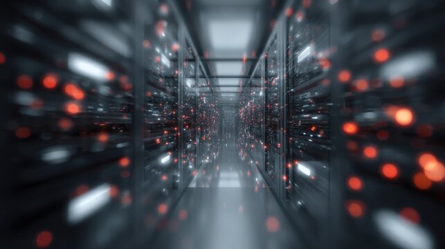 Server rack perspective