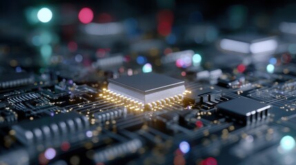 Circuit board processor chip