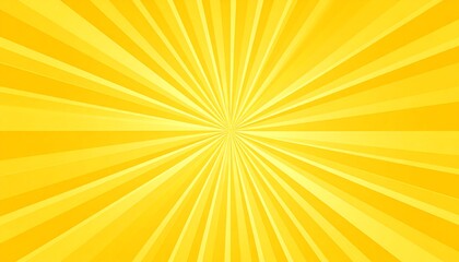 Bright yellow sunburst radiating from center