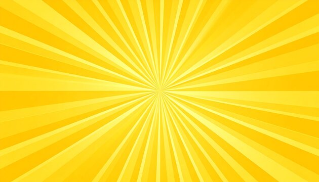 Bright yellow sunburst radiating from center