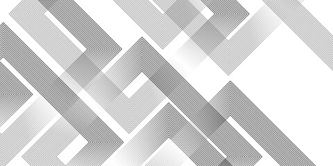 Geometric diagonal oblique vector curve gradient black and white graphic stripe line. Repeated fine diagonal lines Thin slash line stripes diagonal vector elegant background.	