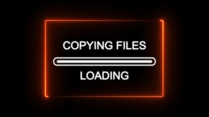 Data transfer File copying process concept on the transparent background . Concept digital Technology cybersecurity. Motion graphics of the file copying concept. 4k video animation. - Powered by Adobe