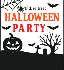 Halloween party banner