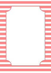 Set of Christmas hand drawn border frames. Xmas trendy vintage backgrounds in red and pink colors. Minimalist holiday posters, invitation, greeting card. Vector illustration