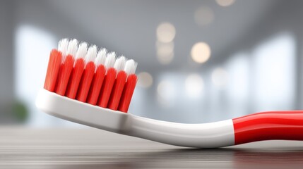 Essential Daily Oral Hygiene Tool Featuring Bristles and a Distinctive Striped Dental Cleansing Paste for Superior Fresh Breath and Healthy Gums Maintenance.