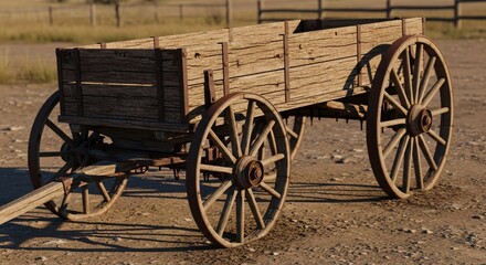 Obraz premium Wooden Cart