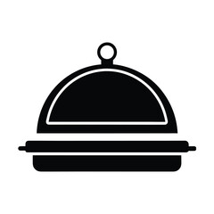 Obraz premium Buffet Serving Tray Icon Vector
