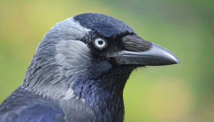 Close-up of a crow's head
