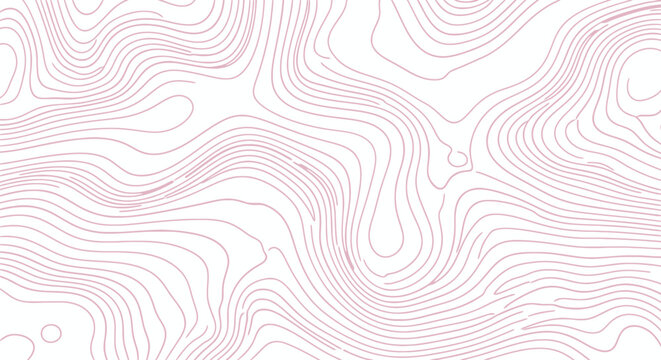 Topographic map depicting elevation contours, illustrating terrain features and geographical formations.