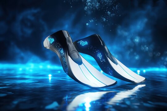 Advanced swimming fins designed for high performance in aquatic environments