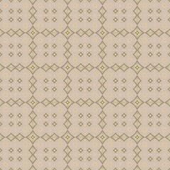 Elegant seamless geometric pattern with subtle gold and cream tones for sophisticated design applications