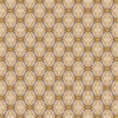 Intricate woven geometric pattern in warm neutral tones, perfect for luxury textiles and elegant backgrounds