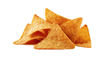 Tortilla chips isolated on a white background