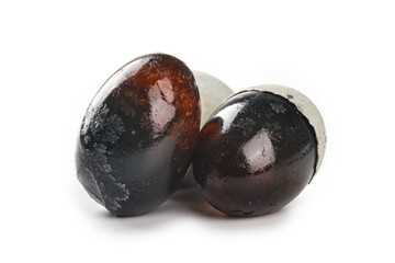 Traditional Gaoyou Preserved Duck Eggs Chinese Gourmet Delicacy Changing from Fresh to Aged Century Eggs