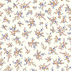 Abstract floral pattern perfect for textile design,