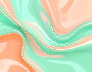 Soft Pastel Gradient Waves Background.