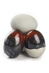 Traditional Chinese Gaoyou Loose Preserved Eggs Asian Cuisine Delicacy Century Eggs