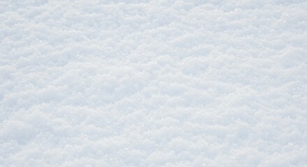 Obraz premium Close-up view of fresh, textured, pristine white snow surface.