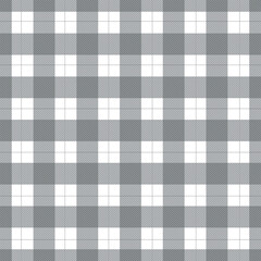 Cute grey color fashion seamless pattern of style. Scottish tartan vichy plaid graphic texture for dress, skirt, scarf, throw, jacket, fashion fabric print. Vector illustration