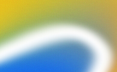 Abstract blurry gradient with blue and yellow hues overlay