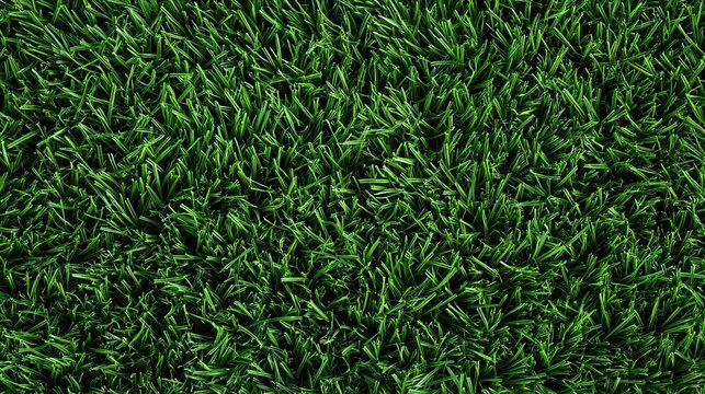 Vibrant Green Synthetic Turf Grass Texture Background for Sports Fields - Powered by Adobe