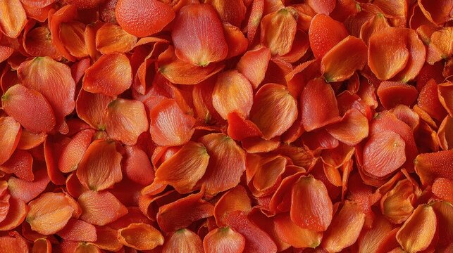 Close-up of vibrant red and orange tomato peels texture background - Powered by Adobe
