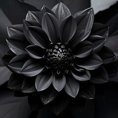 Close-up of a dark dahlia
