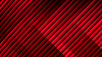 An abstract dark red background with a modern geometric ribbed texture and diagonal lines